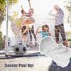Soccer Net, Sport Portable Soccer Goal Football Post Net Soccer Replacement Net for Soccer Training (8 x 6 Foot) Not Include Posts view 2