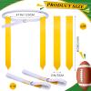 Sintege 14 Pcs Player Flag Football Belt Set, Adjustable Football Flag and Belts Gifts for Youth Adults Sports Training (Yellow) view 2