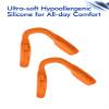 SAUCER Replacement Nose Pieces Pads for Oakley Trajectory OX8171 Eyeglass - Asian Fit Orange + Standard Orange view 2