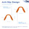SAUCER Replacement Nose Pieces Pads for Oakley Trajectory OX8171 Eyeglass - Asian Fit Orange + Standard Orange view 3