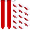 Sintege 14 Pcs Player Flag Football Belt Set, Adjustable Football Flag and Belts Gifts for Youth Adults Sports Training (Red) view 1
