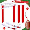 Sintege 14 Pcs Player Flag Football Belt Set, Adjustable Football Flag and Belts Gifts for Youth Adults Sports Training (Red) view 2