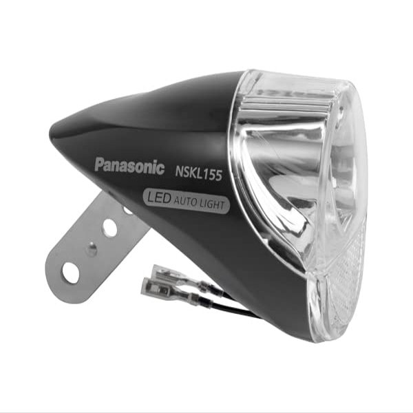 Panasonic NSKL155-B LED Hub Dynamo Light, Black, W 2.6 x D 3.6 x H 2.5 inches (65 x 92 x 63 mm)