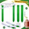 Sintege 14 Pcs 14/28 Player Flag Football Belt Set, Adjustable Football Flag and Belts Gifts for Youth Adults Sports Training Event (Green) view 2