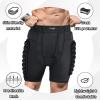 Tentock 3D Protective Padded Shorts for Snowboarding,Hip Compression,Butt Safety Impact Pants EVA Pad for Skating Outdoor (XXXL) view 2