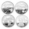 4 PCS Mother/Father/Birthday/Lucky Birthday Coins Commemorative Sets for Multi-scenario Mother Day/Father Day/Birthday/Holiday Gifts view 1