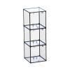 LXBAMKEA Acrylic Display Case Showcase, Stackable Clear Dustproof Protection Box, Volleyball Basketball Football Storage Cube with Holder, Collectibles Countertop Organizer,Assemble view 1