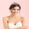 YYSuniee White Cubic Zirconia Queen Crowns And Tiaras Palace Style Oval Princess Crown Moding for Women Gift view 3