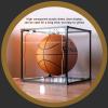 LXBAMKEA Acrylic Display Case Showcase, Stackable Clear Dustproof Protection Box, Volleyball Basketball Football Storage Cube with Holder, Collectibles Countertop Organizer,Assemble view 3