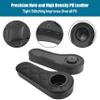 NOKINS Golf cart flip armrest with Cup Holder, no Drilling Required, for Club car/EzGo/Yamaha, Club cart Black Stitching armrest kit view 2