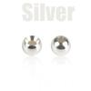 MUUNN 100PC/LOT Brass Fly Tying Beads, Countersunk Beads for Fly Tying (Silver,2.7mm) view 2