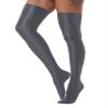 Daenrui Women's Shiny Thigh High Stocking Pantyhose Socks Glossy Stay Up Silk Footed Opaque Tights Grey One Size view 1