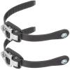 LIOOBO Roller Skate Strap 2Pcs Inline Roller Shoes Strap Professional Buckle Strap Replacement Snowboard Straps Energy Leash for Men Women Kids(Black) Roller Skate Leash view 1