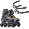 LIOOBO Roller Skate Strap 2Pcs Inline Roller Shoes Strap Professional Buckle Strap Replacement Snowboard Straps Energy Leash for Men Women Kids(Black) Roller Skate Leash view 3