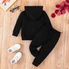 Adokioths Toddler Baby Boy Clothes Long Sleeve Tie-dye Hoodie Sweatshirt Top + Jogger Pants Outfit Set Fall Winter Sweatsuit view 3