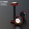 Dumbbell Hand Weights, Spinning Dumbbell, Muscle Exercise & Fitness, Home Gym Equipment, Anti-Slip Handle, for Home Workouts (Red/Black) view 4