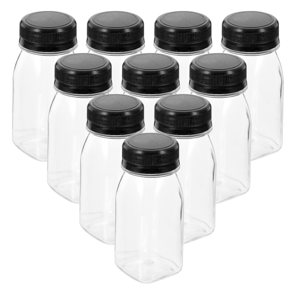 UPKOCH 20pcs Plastic Juice Bottles Beverage Containers for Classroom Office Parties and Outdoor Use Sealing and Freshness Keeping