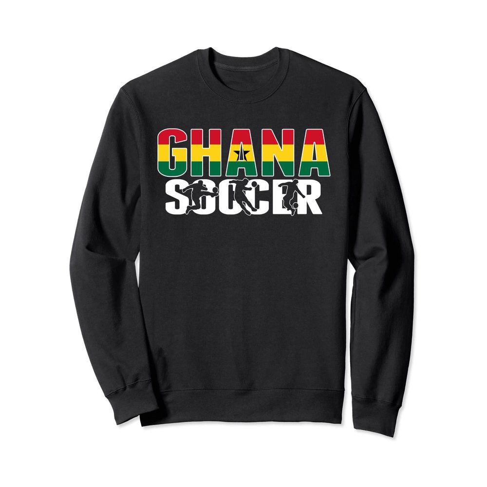 Ghana Soccer Lovers Jersey - Proud Ghanian Football Fans Sweatshirt