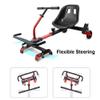 Hoverboard Seat Attachment with Crash Bar Go Kart Frame Kit for Kids & Adults Hoverboard Go Kart Conversion Kit Compatible with 6.5'' 8'' 10'' Self Balancing Scooter (red) view 3