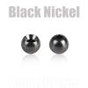 MUUNN 100PC/LOT Brass Fly Tying Beads, Countersunk Beads for Fly Tying (Black Nickel,2.4mm) view 2