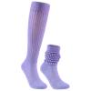 MYBFYABO 3 Pairs Slouch Socks for Women, Soft Extra Long Scrunch Knee High Sock, Bulk Pack DOne Size view 3