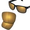 SAUCER Premium Replacement Lenses & H20 Screwdriver & Nose Pieces for Oakley Holbrook Metal OO4123 Sunglasses High Definition - Bronze Gold Polarized view 2