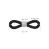 PATIKIL Eyeglass Chain Connector Retainer, 20 Pack Adjustable Anti Slip Silicone Rubber Strap Holder Chain End Loop for Women Men Sunglasses, Gold Tone view 2