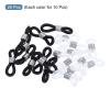 PATIKIL Eyeglass Chain Connector Retainer, 20 Pack Adjustable Anti Slip Silicone Rubber Strap Holder Chain End Loop for Women Men Sunglasses, Gold Tone view 3