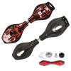 YEYGRIEM Caster Board Skateboard, Compact and Lightweight Caster Board Deluxe Junior Caster Board with Illuminating Wheels and 360 Degree Casters for More Excitement and Fun for Adults, 29.1"*7.4" view 1