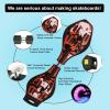 YEYGRIEM Caster Board Skateboard, Compact and Lightweight Caster Board Deluxe Junior Caster Board with Illuminating Wheels and 360 Degree Casters for More Excitement and Fun for Adults, 29.1"*7.4" view 2