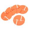 Jerliflyer 5pcs Diving line Marker cave, Portable wear Proof PVC Dive,Underwater Signal Dive Marker Rope (Orange/2.4inch)