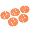Jerliflyer 5pcs Diving line Marker cave, Portable wear Proof PVC Dive,Underwater Signal Dive Marker Rope (Orange/2.4inch) view 2