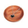 ASUNFO Round Ring Dish Wood Jewelry Tray Trinket Key Decorative Holder Organizer for Necklace Bracelet Display Wedding Party Decor Serving Dishes view 3