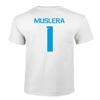 FLAURA Uruguay Soccer #1 Muslera World Football Jersey Style Adult Mens Unisex T-Shirt (White, 5X-Large) view 3