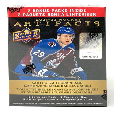 Upper Deck 2021-22 Hockey Artifacts Trading Cards