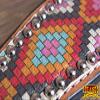 HILASON Western Horse Breast Collar American Leather Painted Geomatric | for Horses view 4