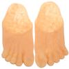 BESTOYARD Halloween Slippers Costume Props for Men Women Jumbo Feet Slippers for Cosplay Party Masquerade Dramatic Party Supplies 10.6X5.5X1.2 Inch view 1