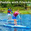 Sea Eagle NeedleNose 126 Inflatable Lightweight High Pressure Drop Stitch Stand Up Paddle Board Patented Wave Piercing Bow, with SUP Paddle, Pump, Slide in Skeg and Backpack (NN126 Pro Package) view 2