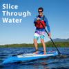 Sea Eagle NeedleNose 126 Inflatable Lightweight High Pressure Drop Stitch Stand Up Paddle Board Patented Wave Piercing Bow, with SUP Paddle, Pump, Slide in Skeg and Backpack (NN126 Pro Package) view 3