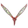 HILASON Western Horse Breast Collar American Leather Camouflage Mahogany | for Horses
