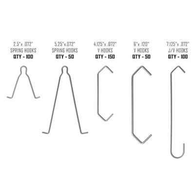 CERAKOTE Hooks for All Series Coatings- Used for Professional Racking of Parts Ready for Cerakote Application (450, Master Pack)