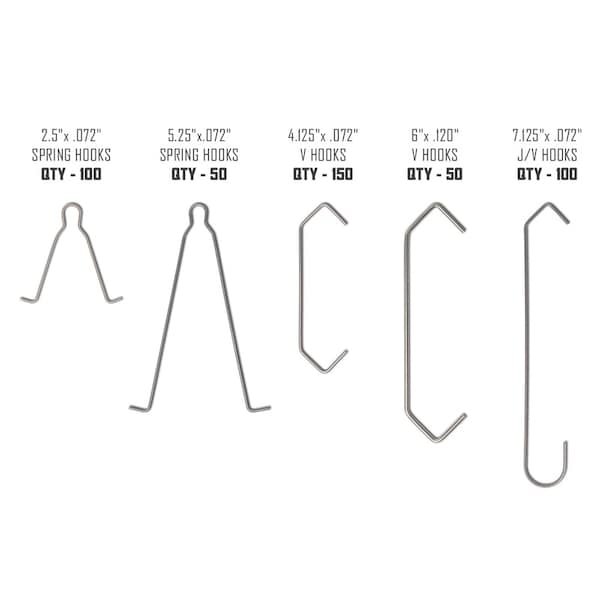 CERAKOTE Hooks for All Series Coatings- Used for Professional Racking of Parts Ready for Cerakote Application (450, Master Pack)