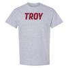 AS01 - Troy Trojans Basic Block T Shirt - X-Large - Sport Grey view 1