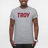 AS01 - Troy Trojans Basic Block T Shirt - X-Large - Sport Grey view 4