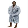 NORTHWEST NCAA Men's One Size Fits Most Soft Sherpa Lounge Bathrobe, Auburn Tigers view 1