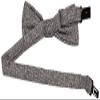 Isaac Mizrahi Slim Fit Boy's Solid Tweed Vest, Shirt, Bowtie, and Pant Set, Gray, 5 view 3