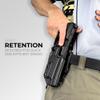 Pro IDPA Competition Holster fits Staccato XC w/SureFire X300U-A (Right-Hand Draw, Black) view 3