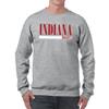 UGP Campus Apparel AW1274 - Indiana Hoosiers Boldline Crewneck Sweatshirt - 3X-Large - Sport Grey view 4