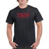 AS01 - Troy Trojans Basic Block T Shirt - X-Large - Black view 4