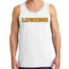 AT01 - Lipscomb Bisons Basic Block Tank Top - Small - White view 4